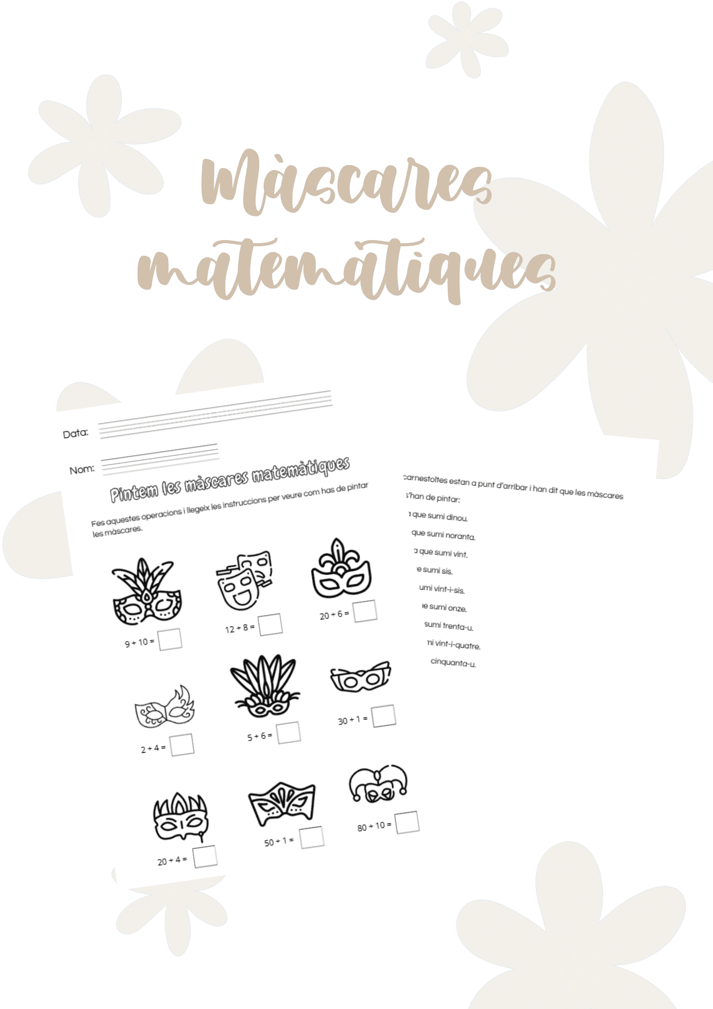 Màscares matemàtiques