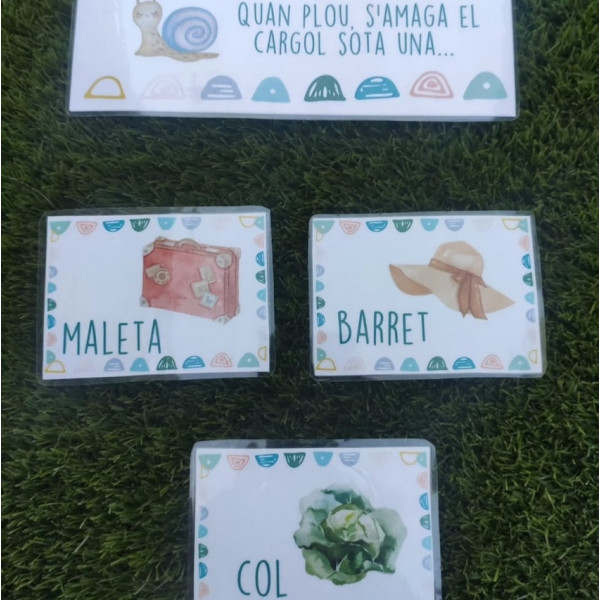 Consciència fonològica: acabem frases rimades (català) PART 1 i PART 2