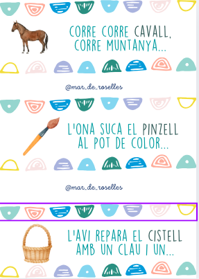 Consciència fonològica: acabem frases rimades (català) PART 2