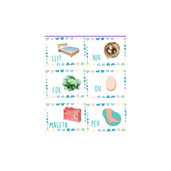 Consciència fonològica: acabem frases rimades (català) PART 1 i PART 2