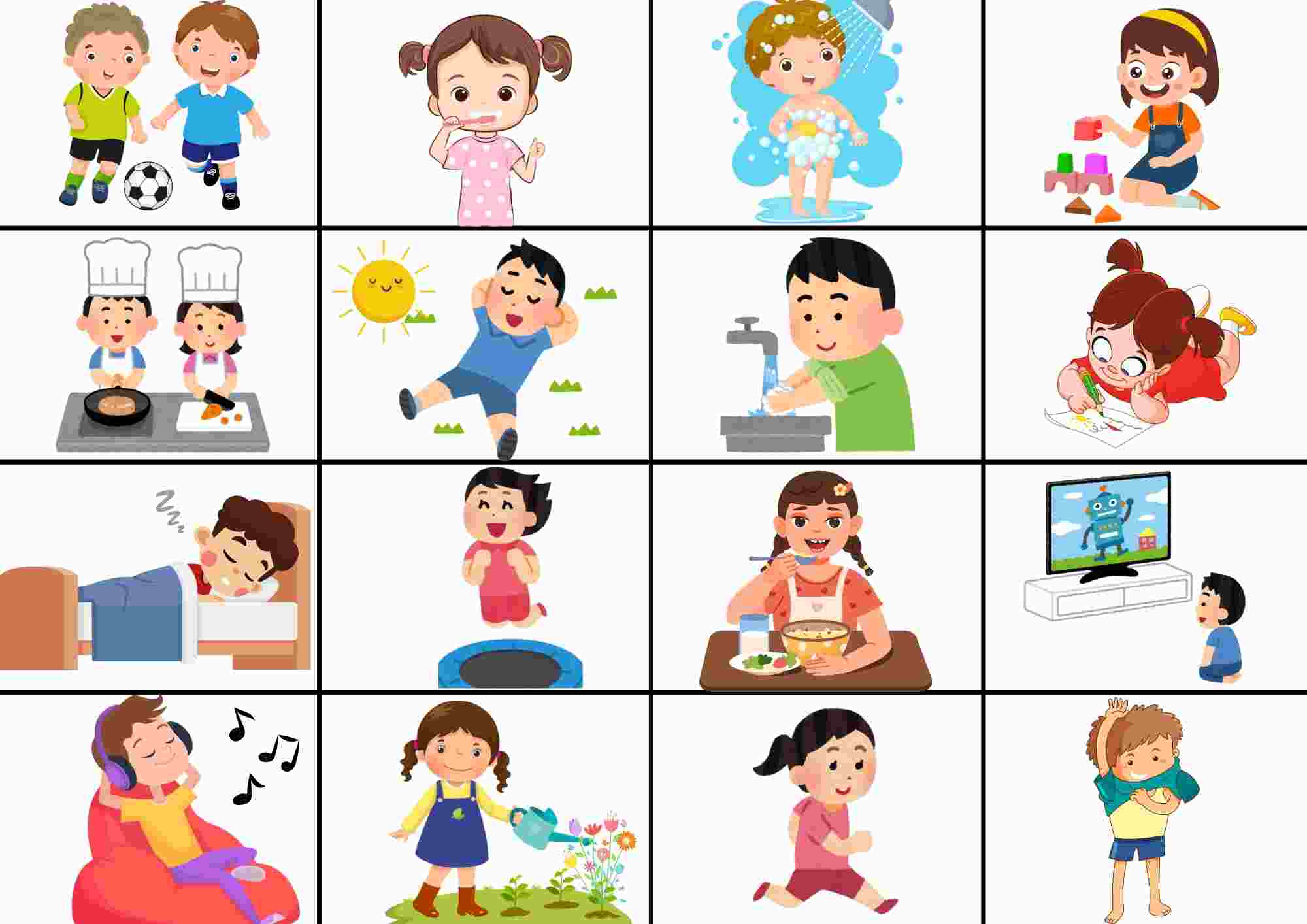 Habitacions de la casa i activitats que s'hi poden fer