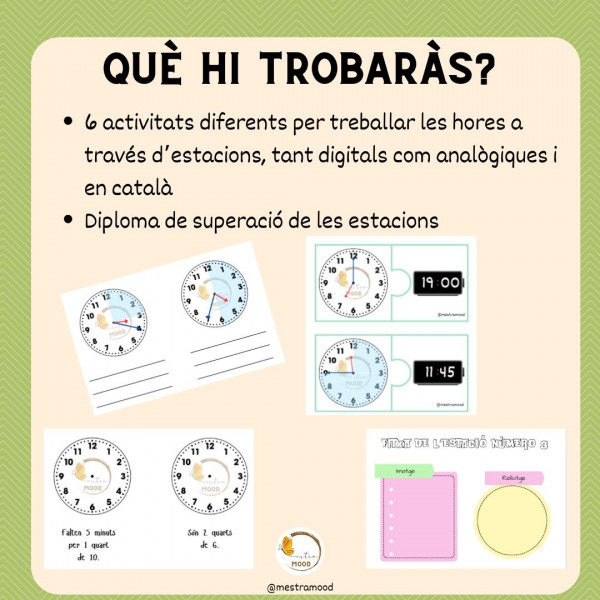 Les 6 estacions de les hores