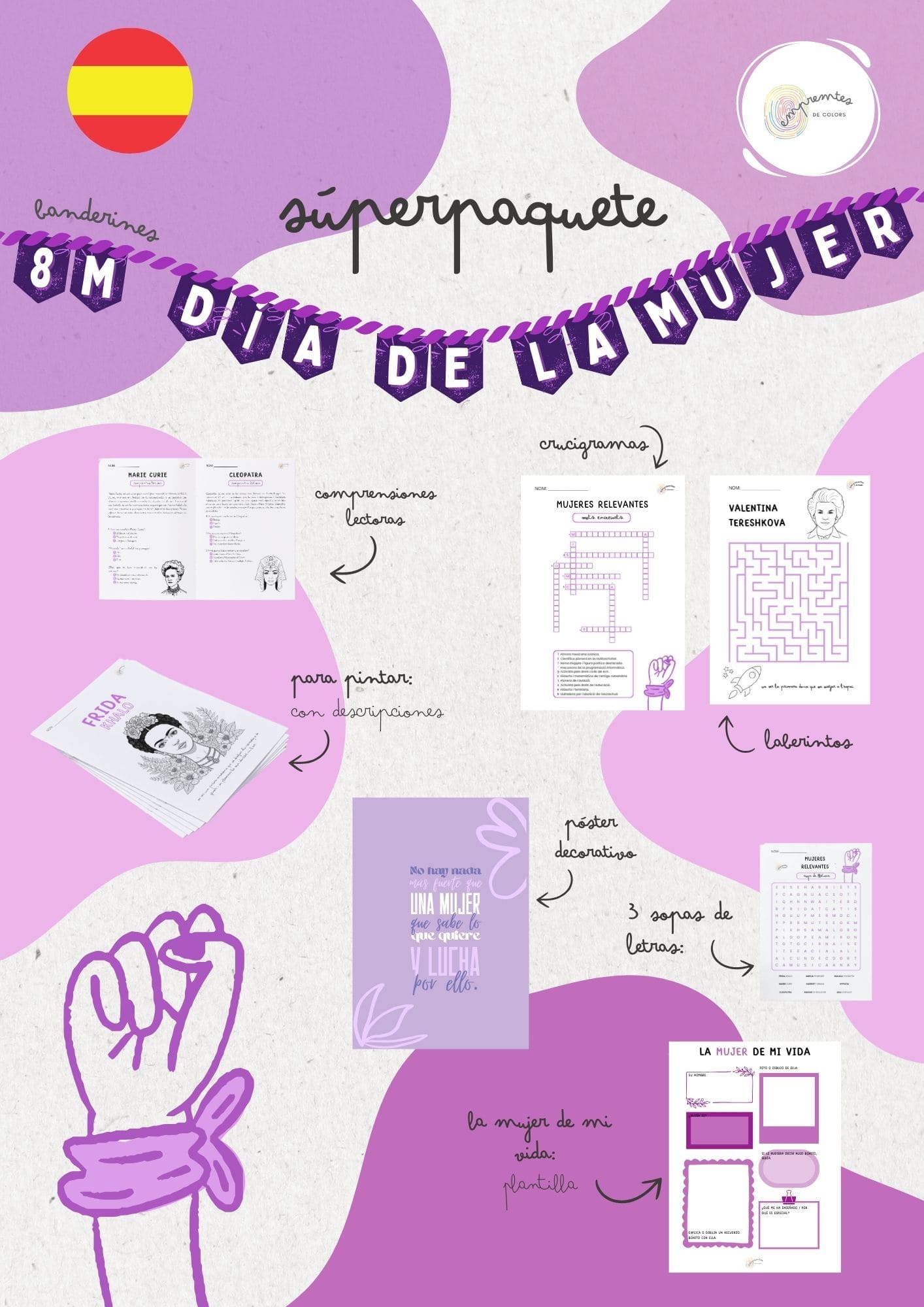 8M; DÍA DE LA MUJER: SUPER PAQUETE!