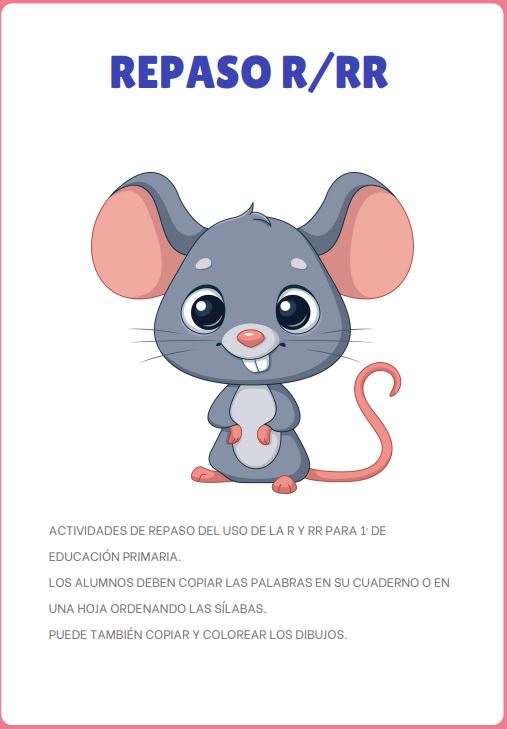 Ficha repaso r/rr