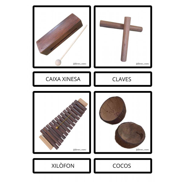 INSTRUMENTS DE PETITA PERCUSSIÓ