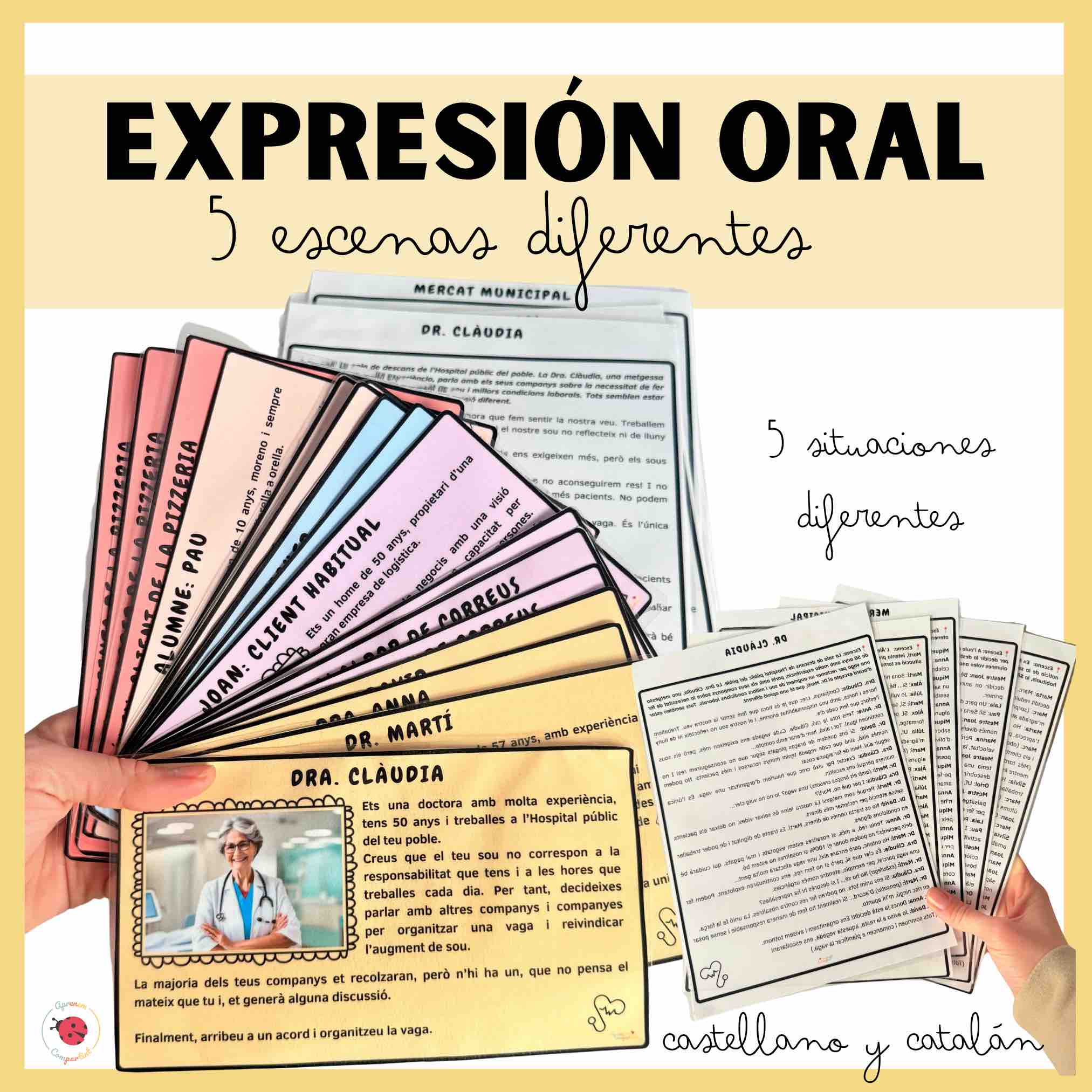 Expressió Oral_5 Situacions GUIÓ+DESCRIPCIÓ personatges