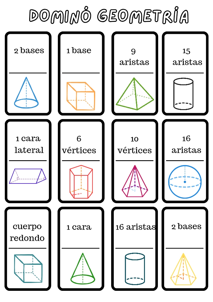 Dominó geometría
