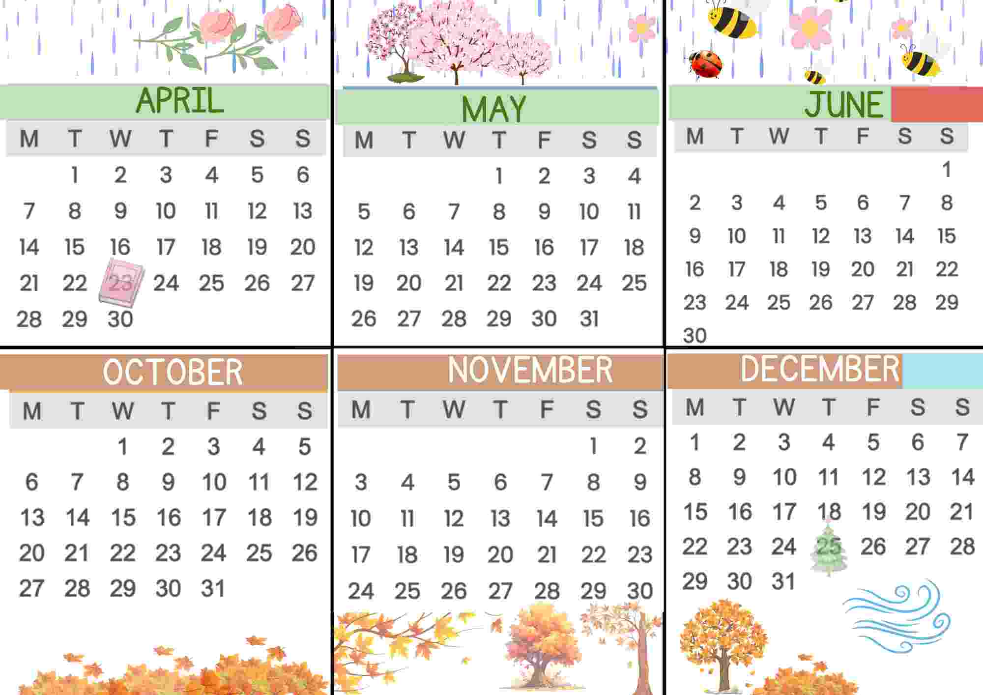 Calendar and seasons