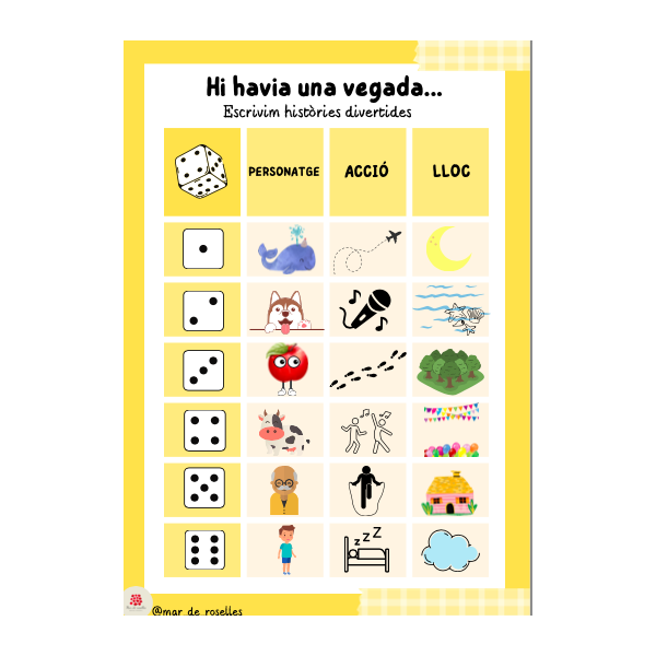 Escrivim petites històries: fem frases (català)