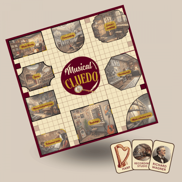 CLUEDO MUSICAL (INGLÉS)