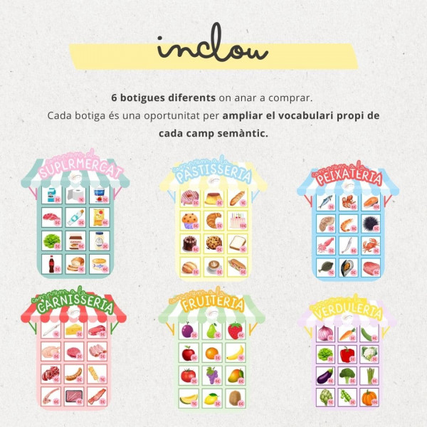 COMPREM AL.. (COMPRES SENZILLES A DIFERENTS ESTABLIMENTS; INICIACIÓ AL SISTEMA MONETARI EURO).