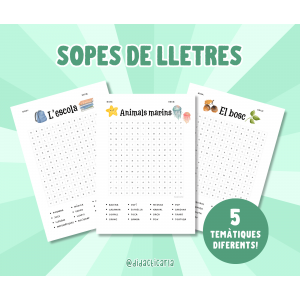 Sopes de lletres