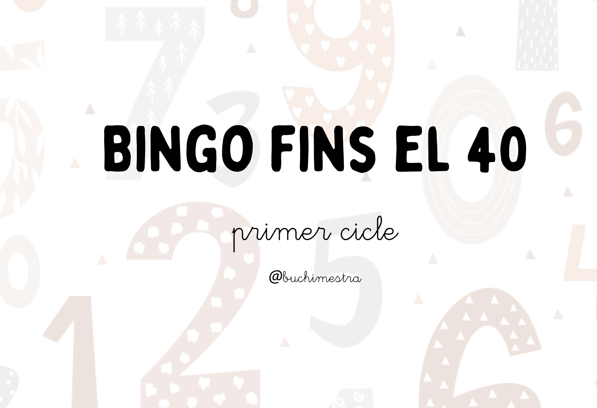 Bingo fins el 40