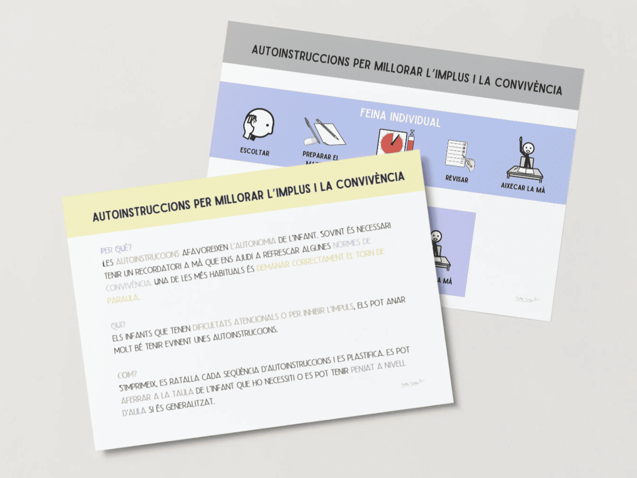Autoinstruccions d'autoregulació a l'aula