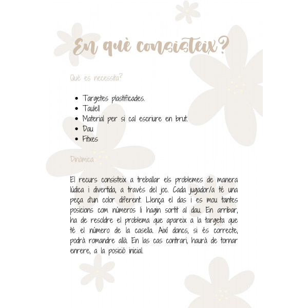 Juguem a resoldre problemes.