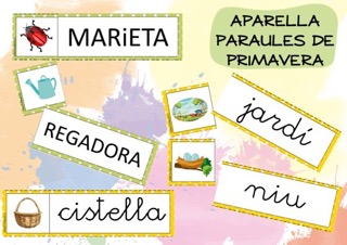 Aparella paraules de primavera