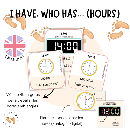 I HAVE, WHO HAS... (HOURS)