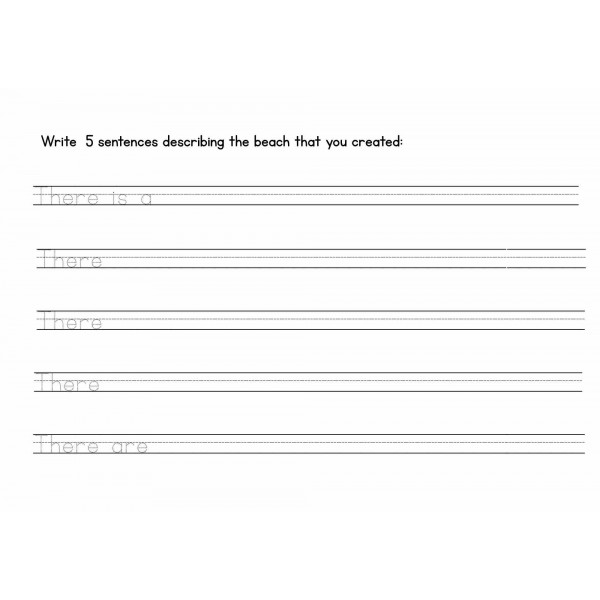 Worksheet: create your own beach