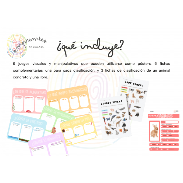 CLASIFICAMOS LOS ANIMALES