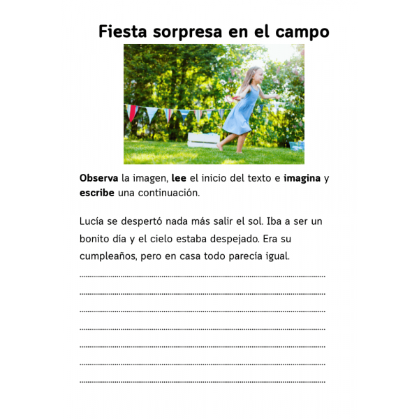 Dosier escritura creativa