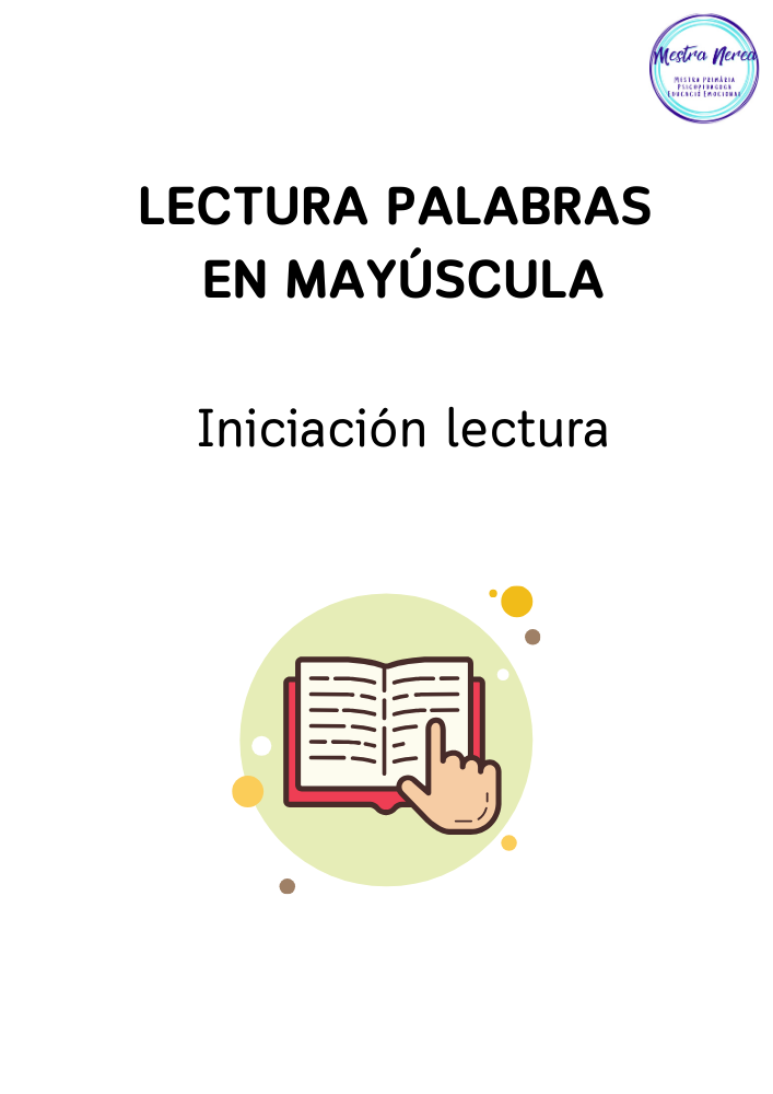 LECTURA PALABRAS MAYÚSCULAS