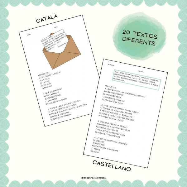 DOSIER DE COMPRENSIÓN LECTORA