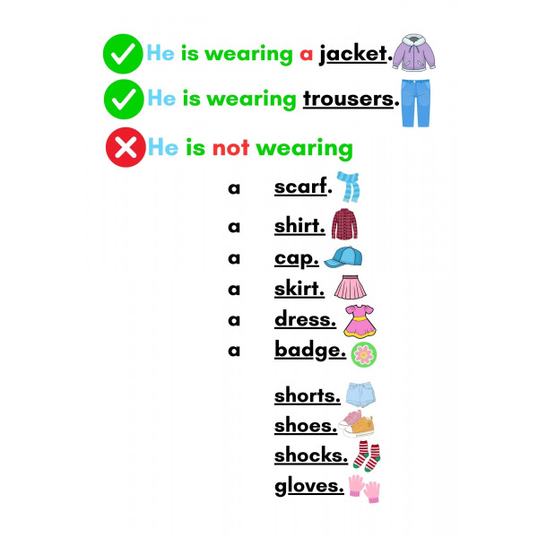 CLOTHES ACTIVITY (TO WEAR)