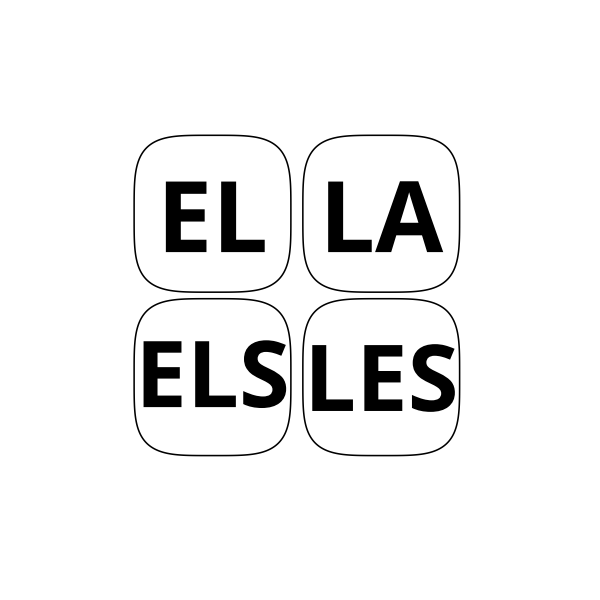 ARTICLES - SINGULAR I PLURAL