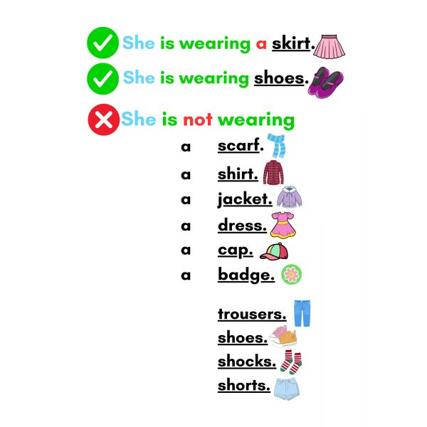 CLOTHES ACTIVITY (TO WEAR)