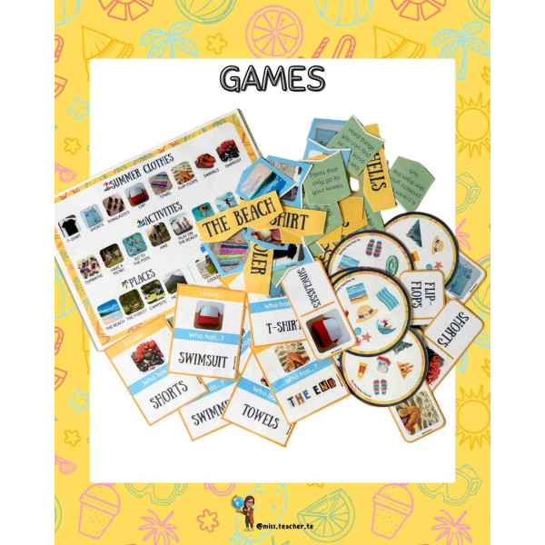 SUMMER VOCABULARY BUNDLE