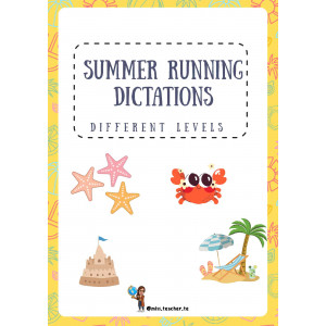 Summer Vocabulary: Running dictation