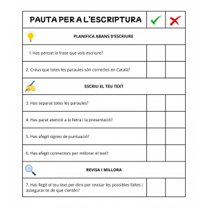 Pauta escriptura EE