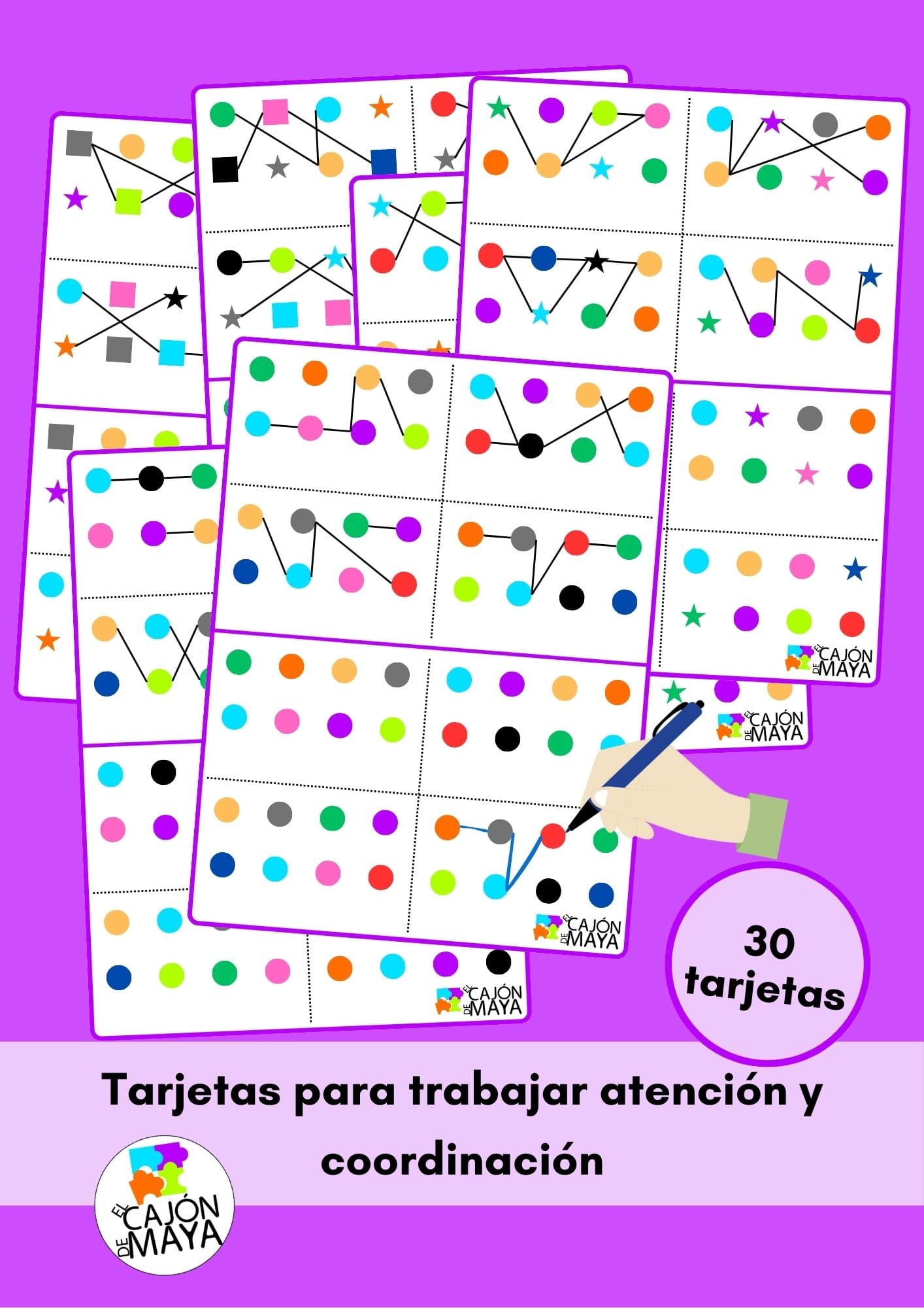 Tarjetas de atención y coordinación