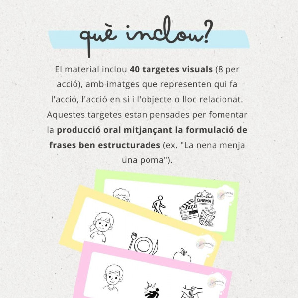 FRASES GUIADES: ESTRUCTURACIÓ ORAL, LECTURA I ESCRIPTURA