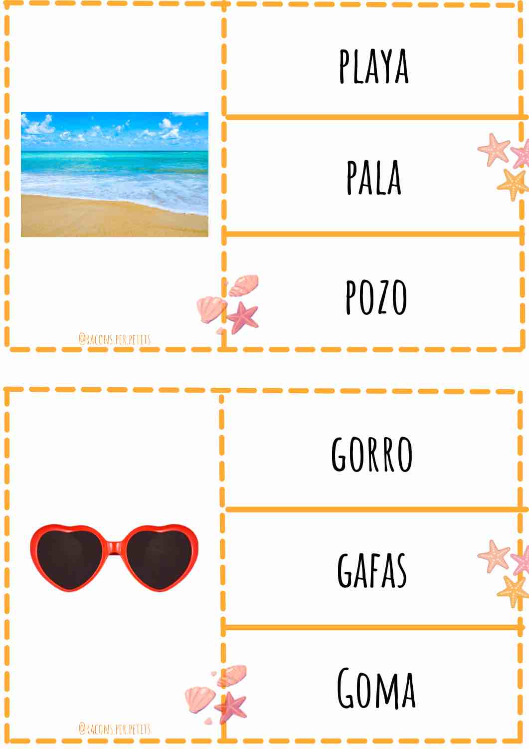 Profes Papel Tijera Dosier lectoescritura verano