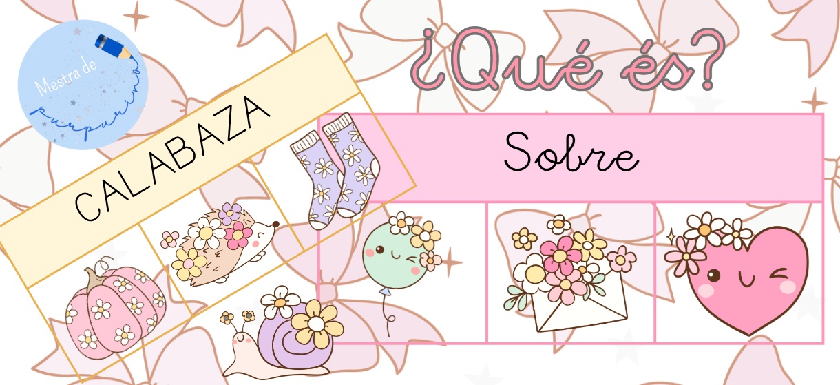 ¿Qué és?- vocabulario de primavera