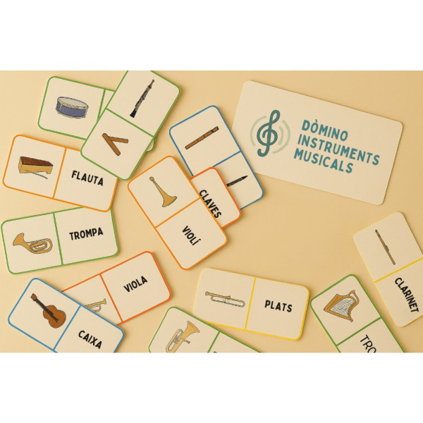 Ji5. Dòmino d'instruments il·lustrat (Joc musical)