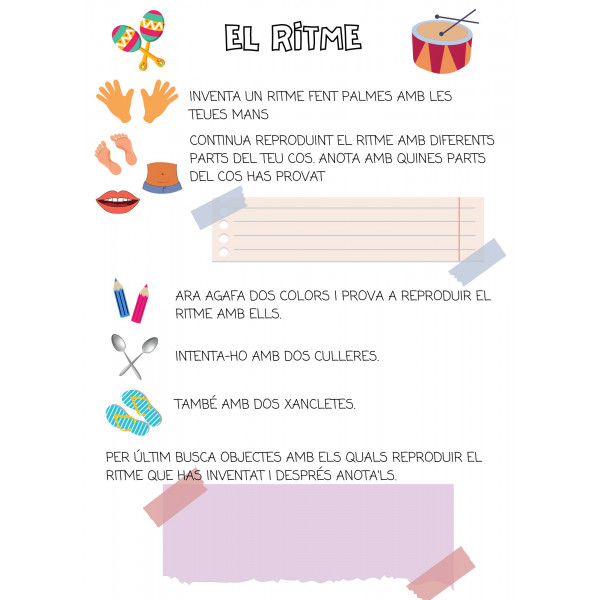 QUADERN AMB PROPOSTES PER A L'ESTIU