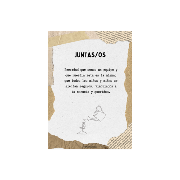 Cuerda bienvenida familias