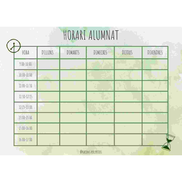 Quadern docent 25-26 (verd)