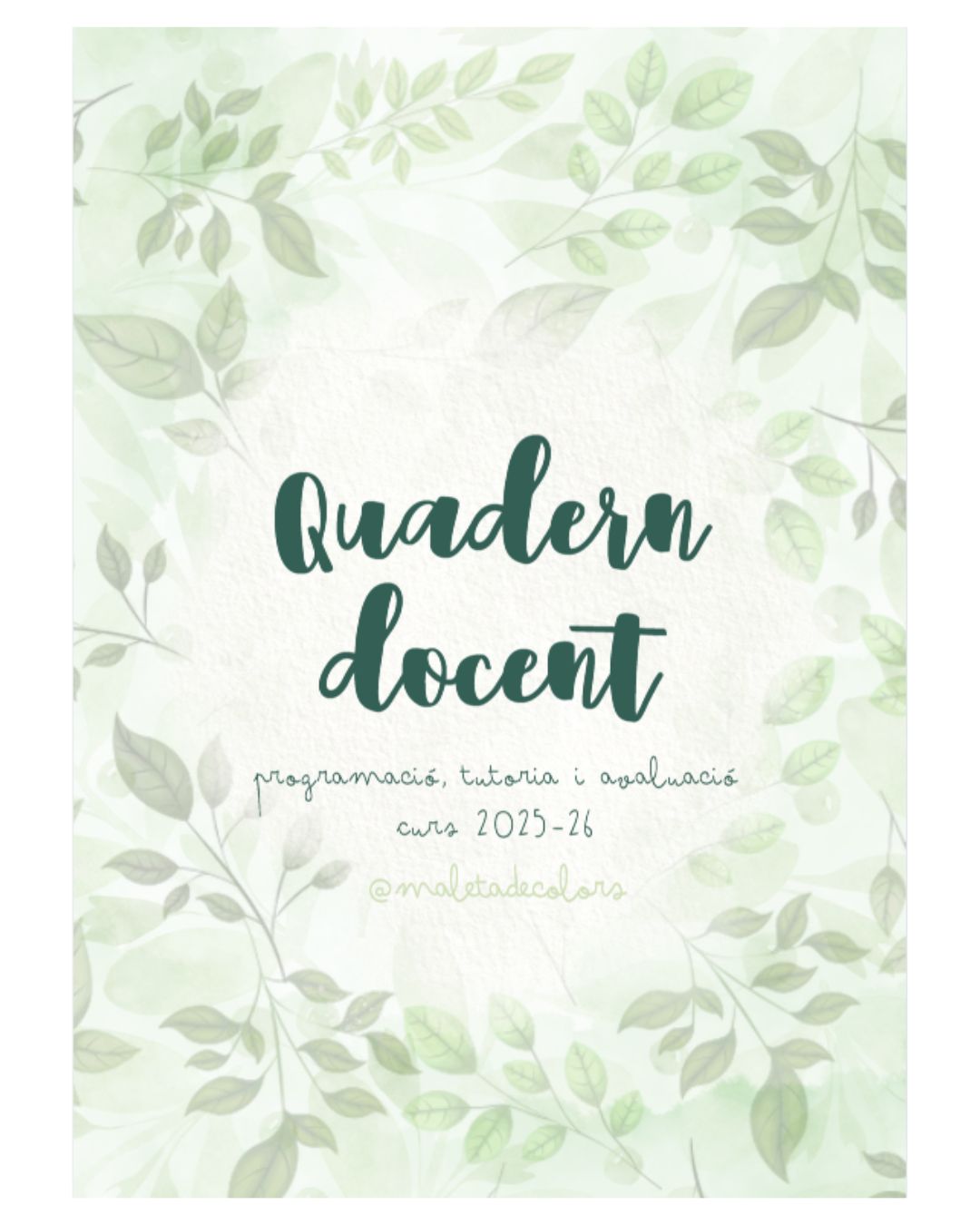 QUADERN DOCENT