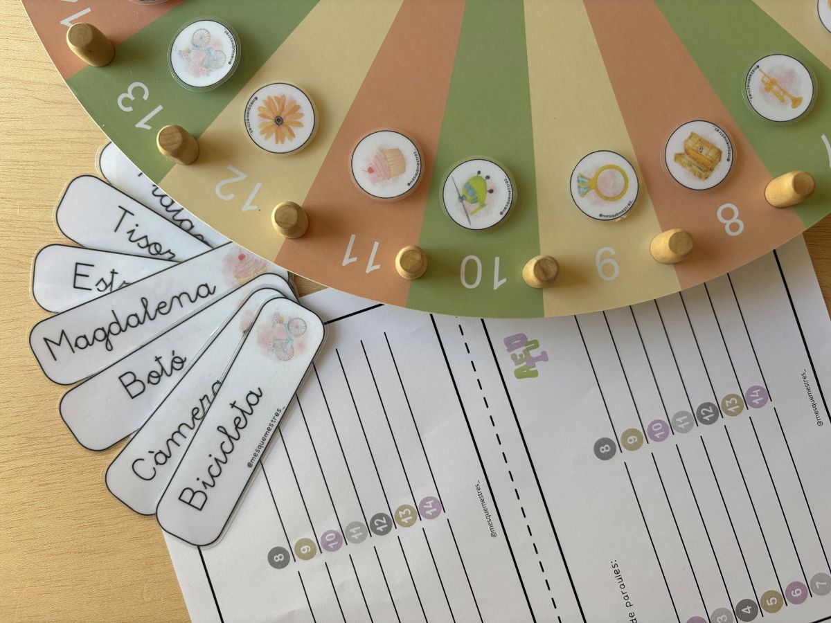 ACTIVITATS RULETA PER TREBALLAR L'ESCRIPTURA