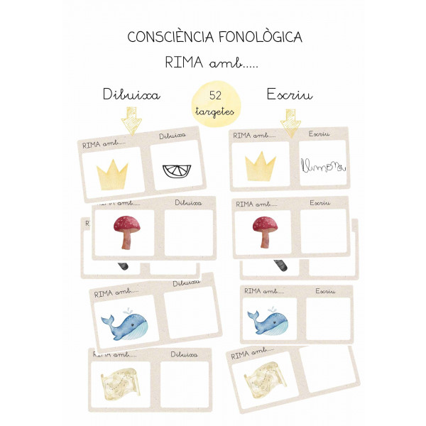 BUSCA paraula RIMADA i pinta i/o dibuixa