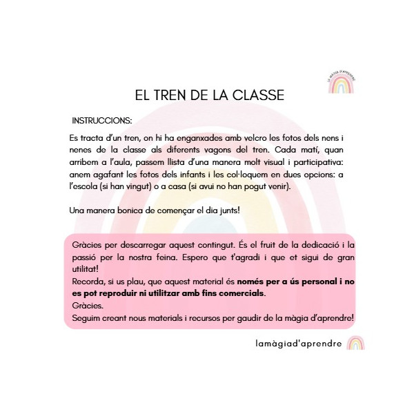 El tren de la classe