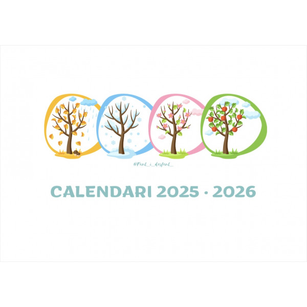 Calendari mensual curs 25/26