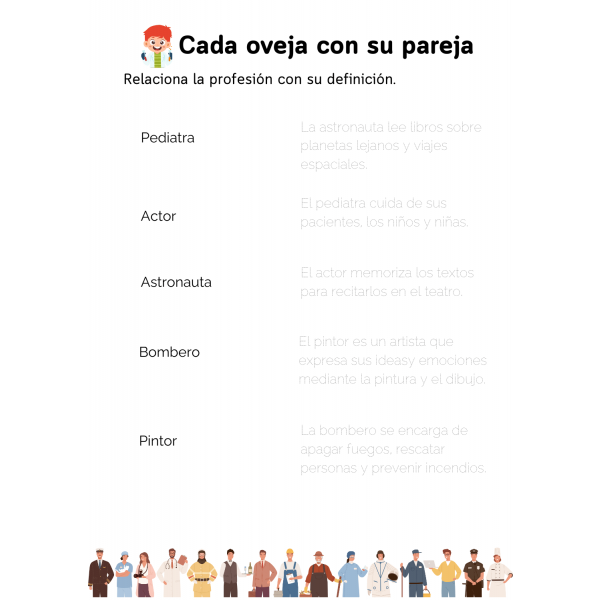 Vocabulario de las profesiones