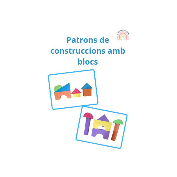 Targetes patrons de construccions amb blocs
