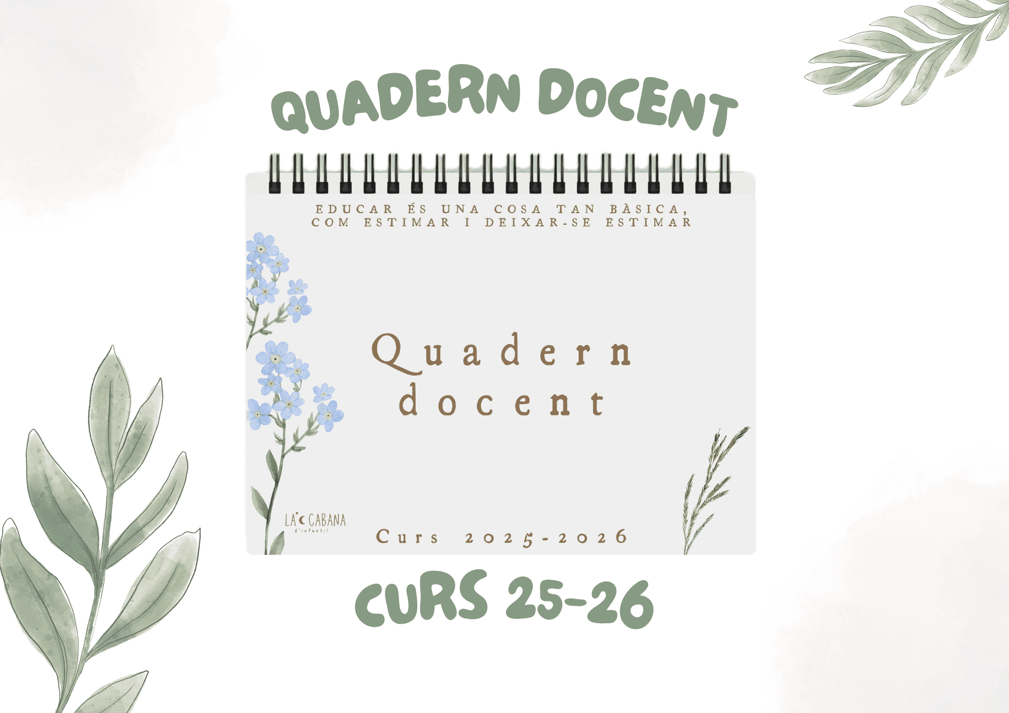 QUADERN IMPRIMIBLE PER A DOCENTS EN FORMAT PDF CURS 25-26