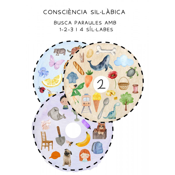 Busca paraules amb 1- 2 - 3 o 4 síl·labes