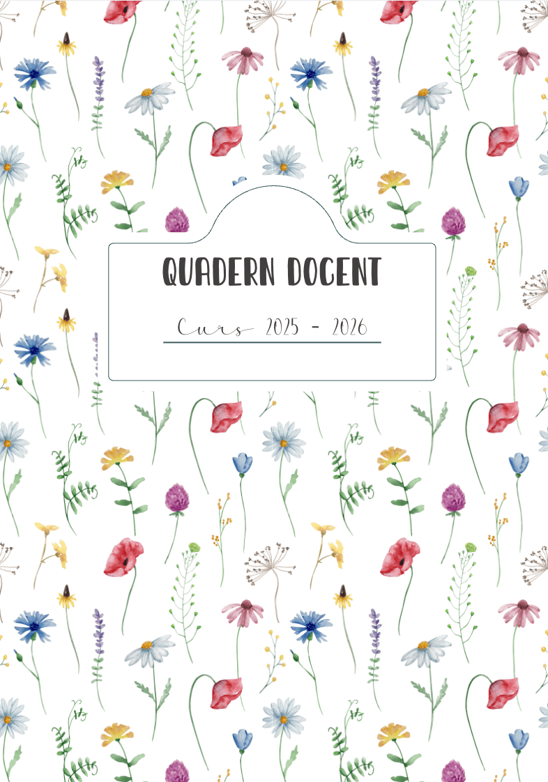 Quadern docent FLORS 25-26